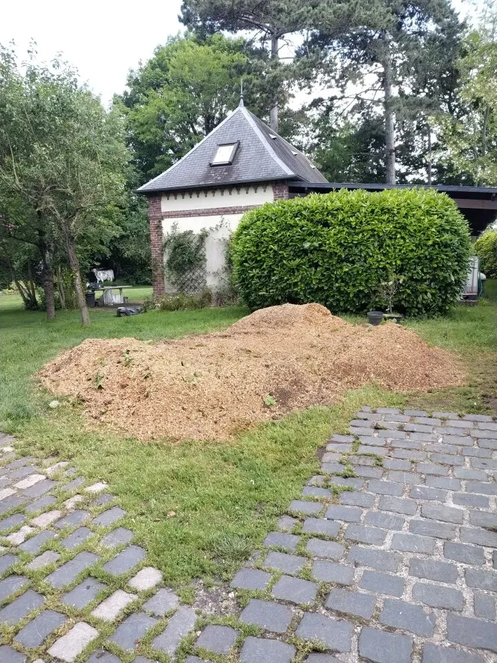 terrassement près de Notre-Dame-de-Bondeville