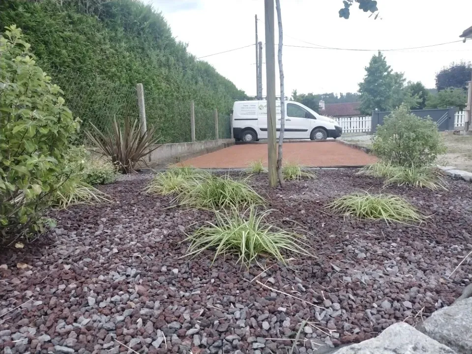 Plantation espace vert près de Notre Dame de Bondeville